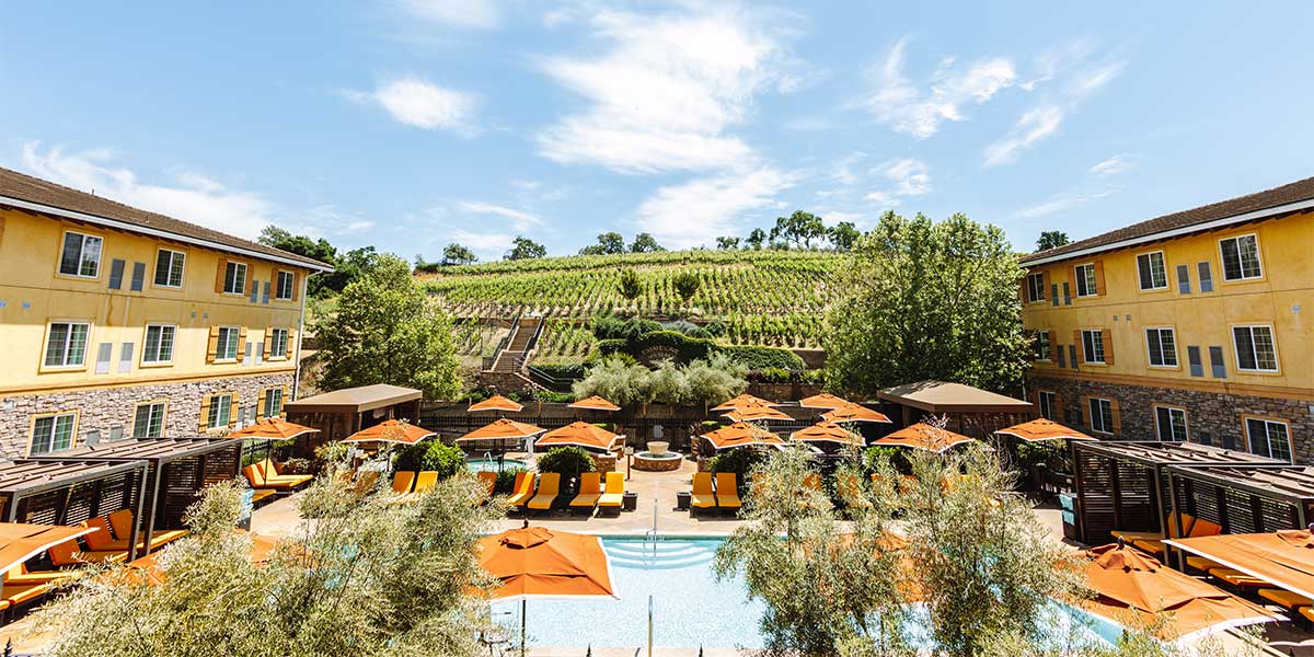 Pool at Resort in Napa